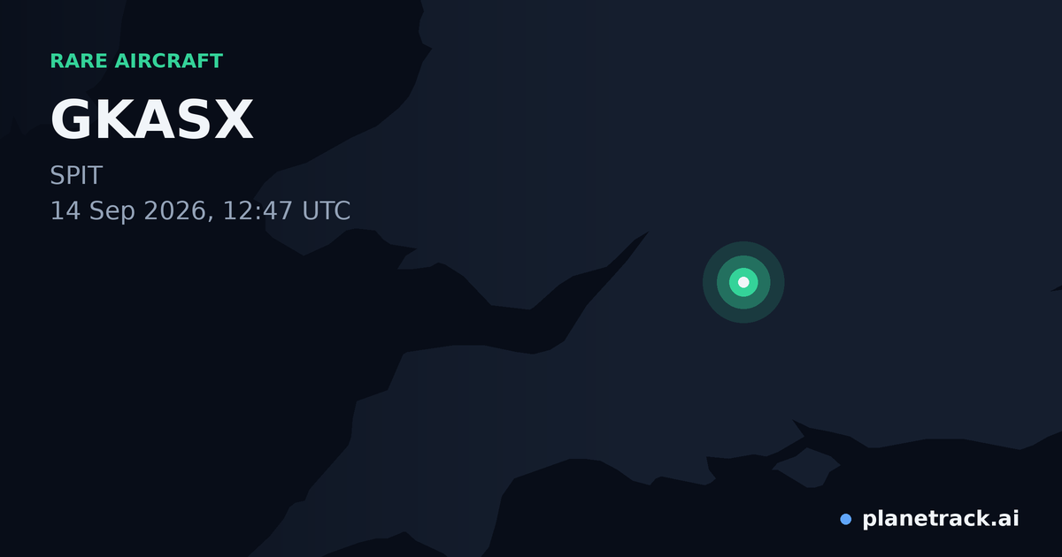 Map of where GKASX's rare aircraft happened