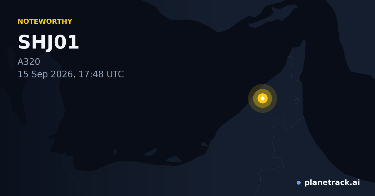 Map of where SHJ01's special aircraft happened