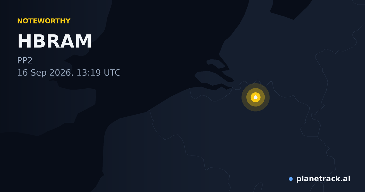Map of where HBRAM's special aircraft happened
