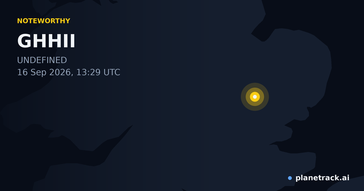 Map of where GHHII's special aircraft happened