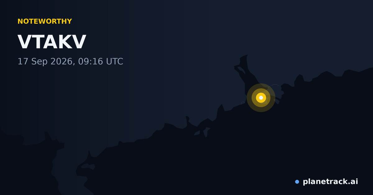 Map of where VTAKV's special aircraft happened