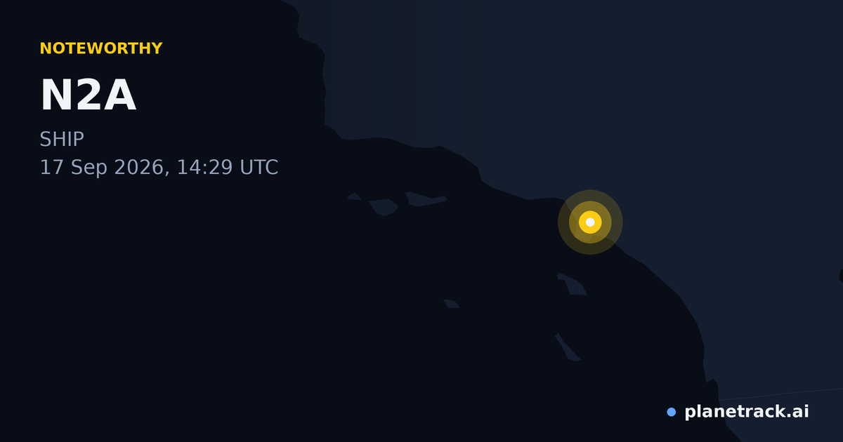 Map of where N2A's special aircraft happened