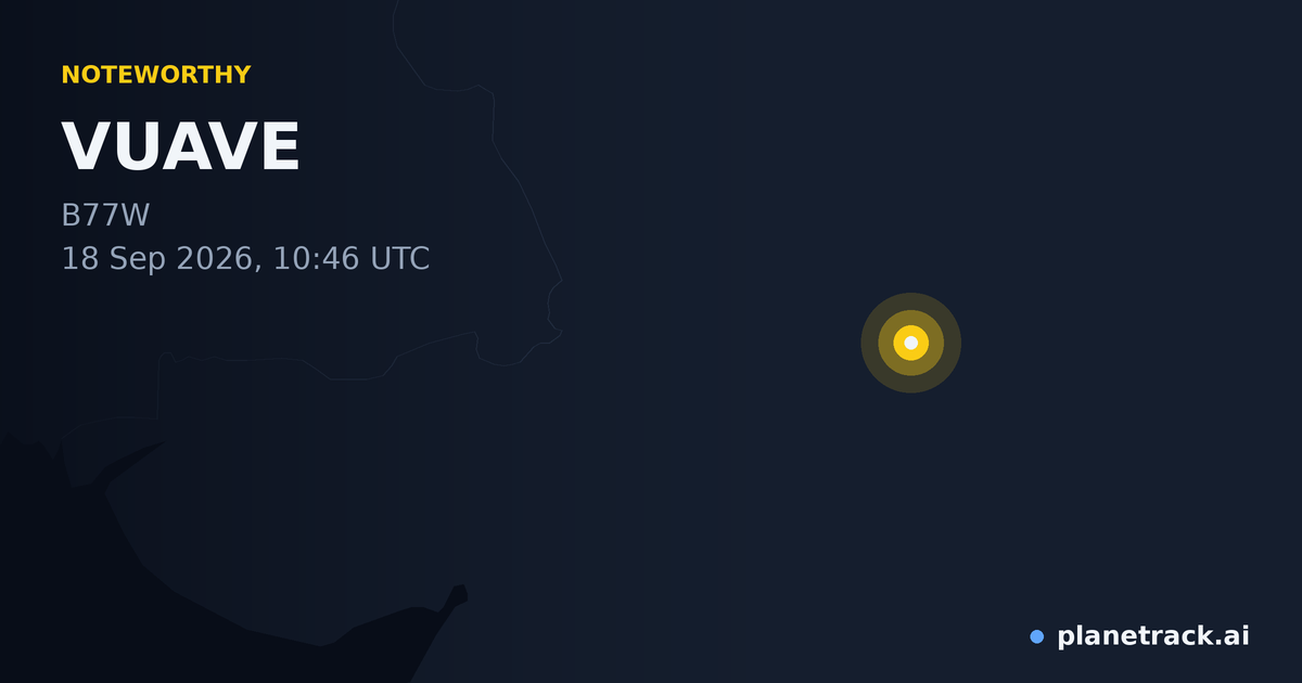 Map of where VUAVE's special aircraft happened