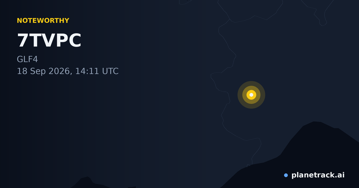 Map of where 7TVPC's special aircraft happened