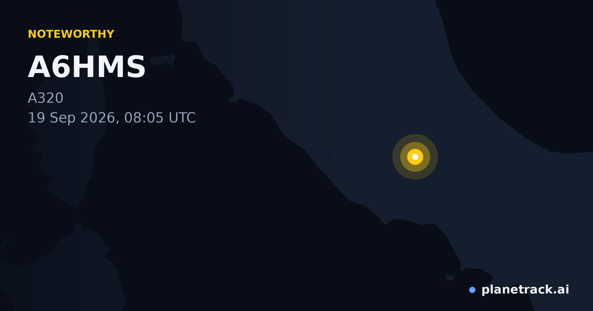 Map of where A6HMS's special aircraft happened