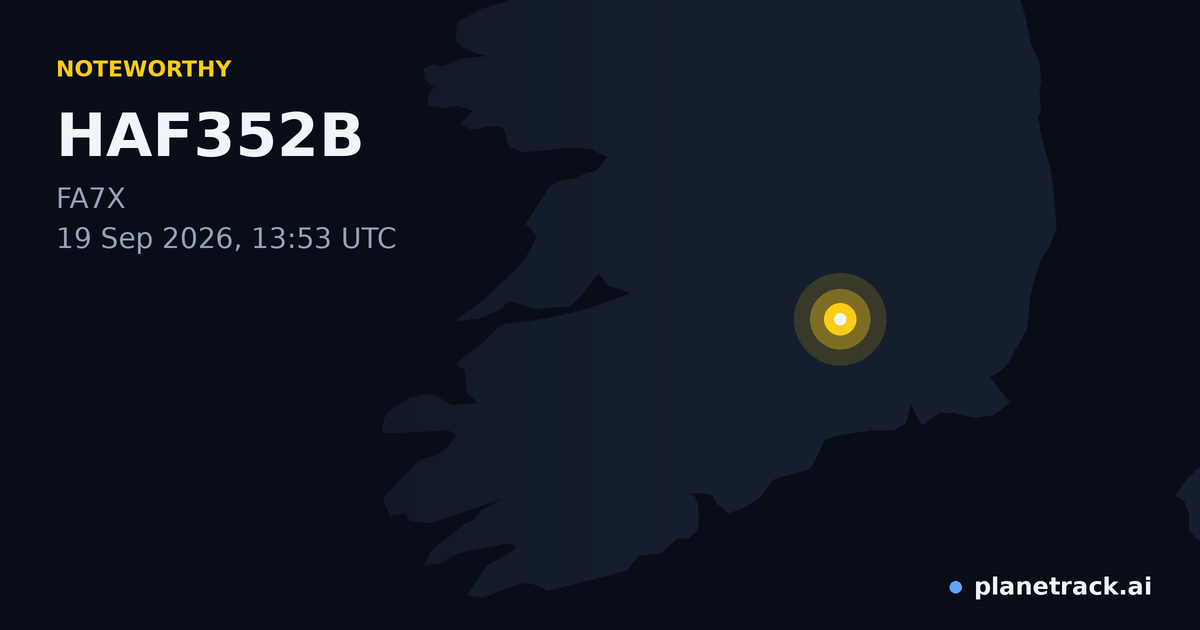 Map of where HAF352B's special aircraft happened