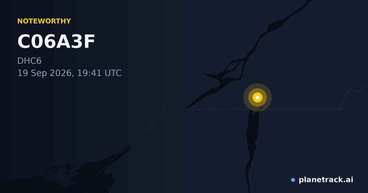 Map of where C06A3F's special aircraft happened