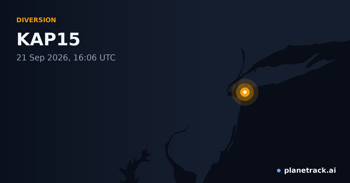 Map of where KAP15's diversion happened