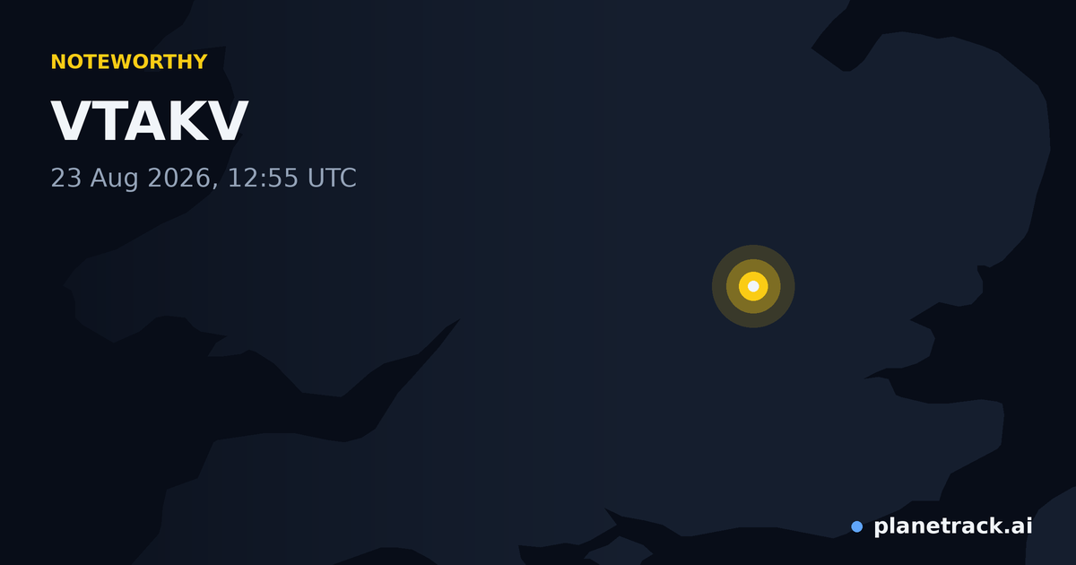 Map of where VTAKV's special aircraft happened