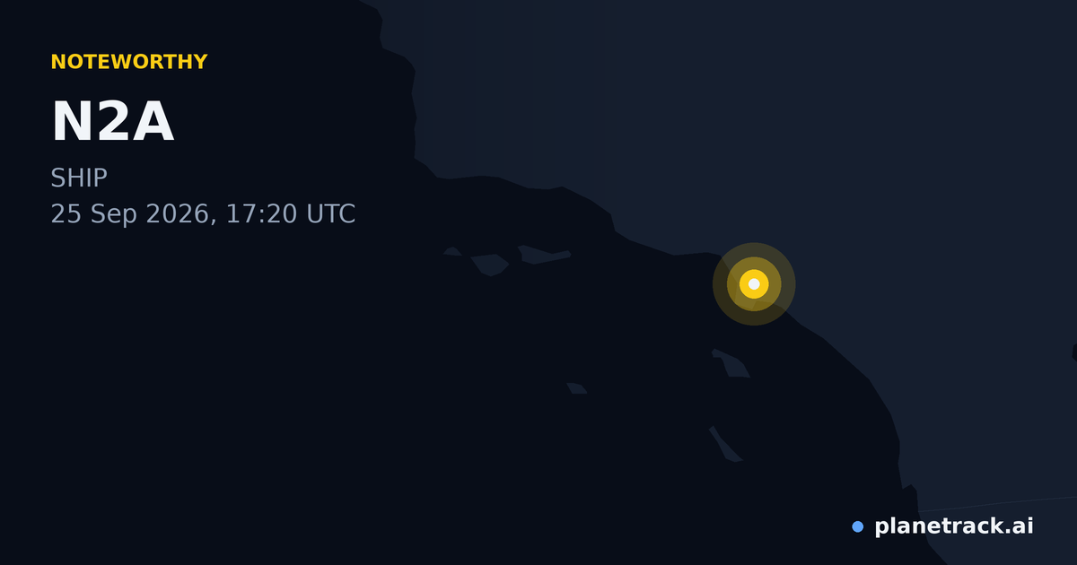 Map of where N2A's special aircraft happened