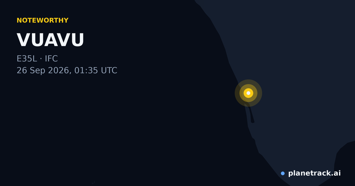 Map of where VUAVU's special aircraft happened