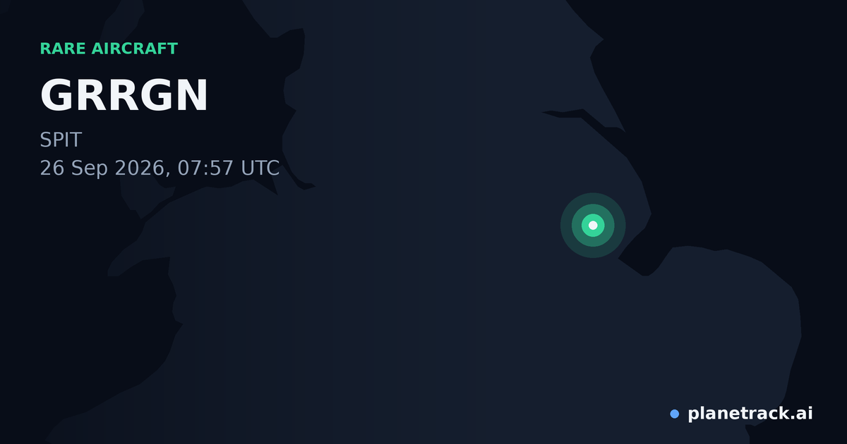 Map of where GRRGN's rare aircraft happened