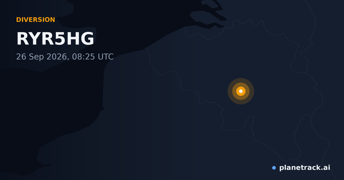 Map of where RYR5HG's diversion happened