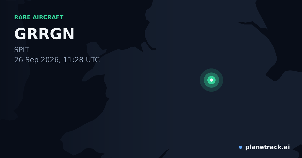 Map of where GRRGN's rare aircraft happened