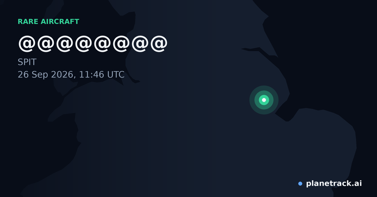 Map of where @@@@@@@@'s rare aircraft happened