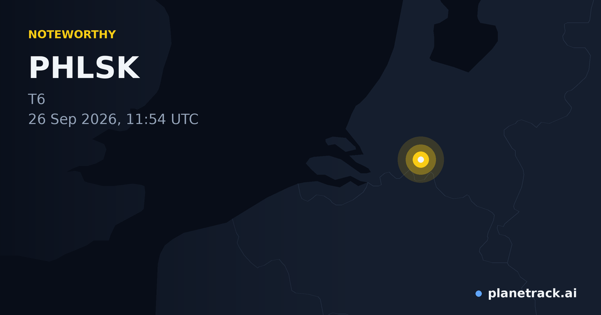 Map of where PHLSK's special aircraft happened