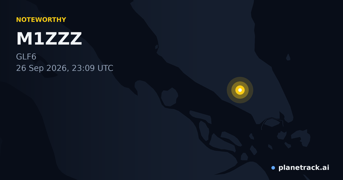 Map of where M1ZZZ's special aircraft happened