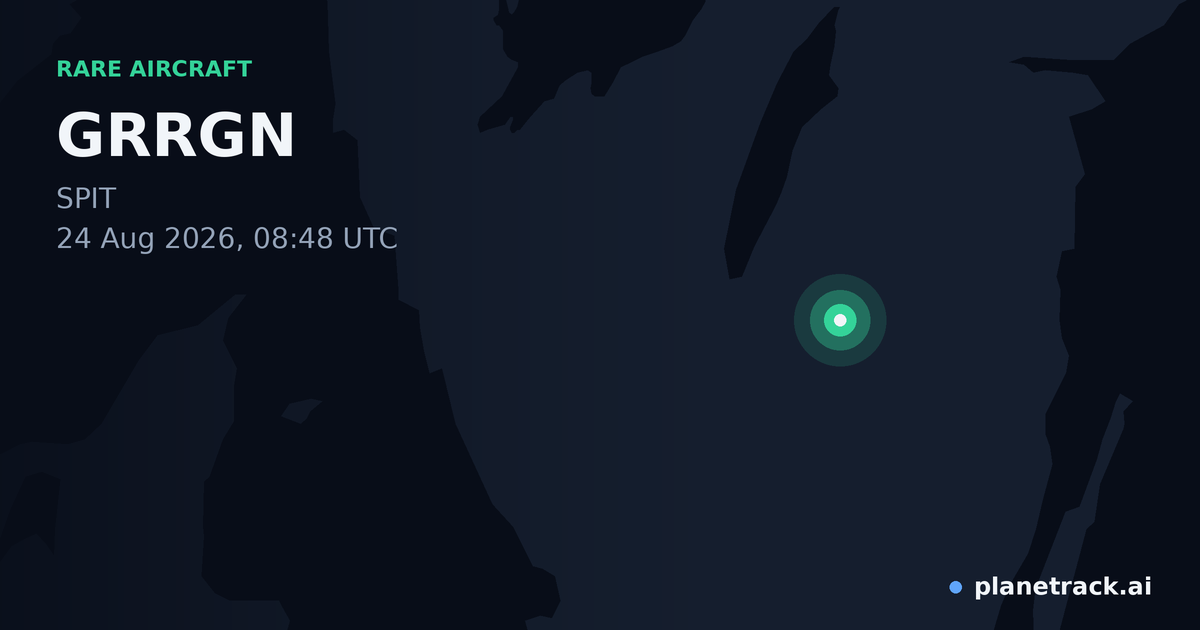 Map of where GRRGN's rare aircraft happened